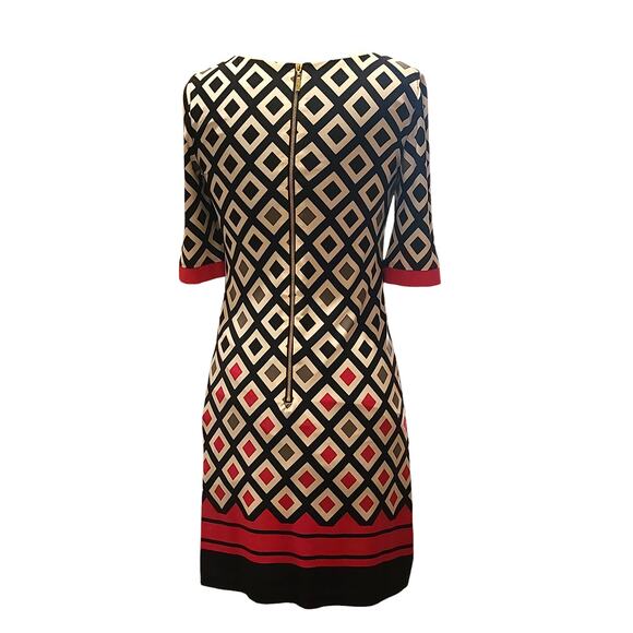 Eliza J geometric shift dress women's size 6 - Picture 2 of 8